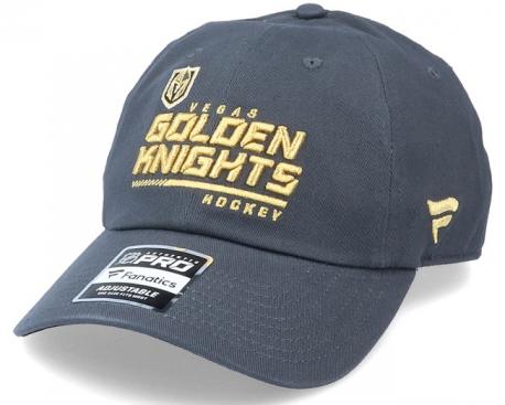Vegas Golden Knights Authentic Pro Locker Room Unstructured Adjustable Cap Carbon-OS